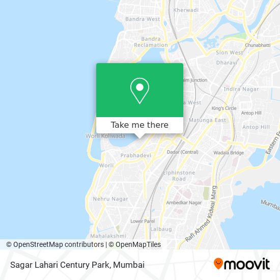Sagar Lahari Century Park map