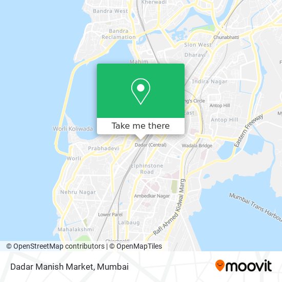 Dadar Manish Market map