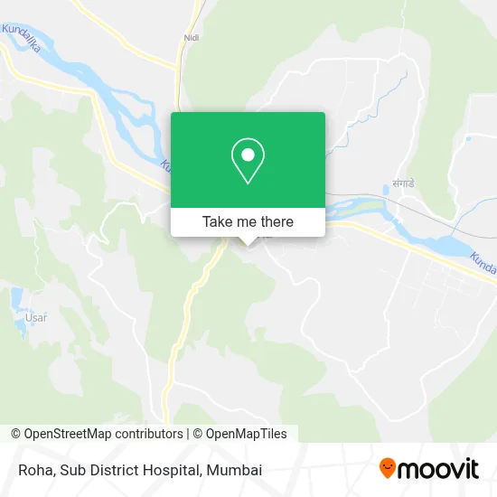 Roha, Sub District Hospital map