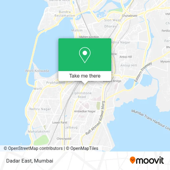 Dadar East map