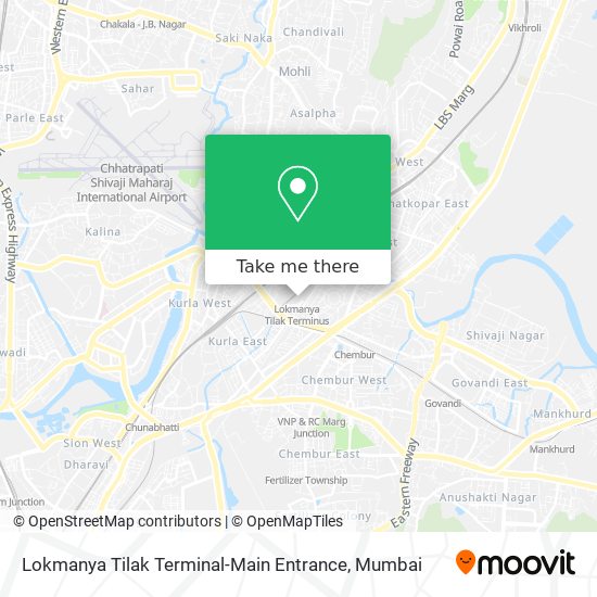 Lokmanya Tilak Terminal-Main Entrance map