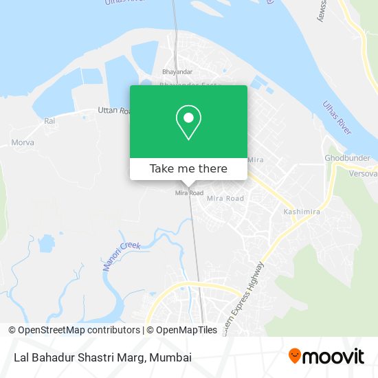 Lal Bahadur Shastri Marg map