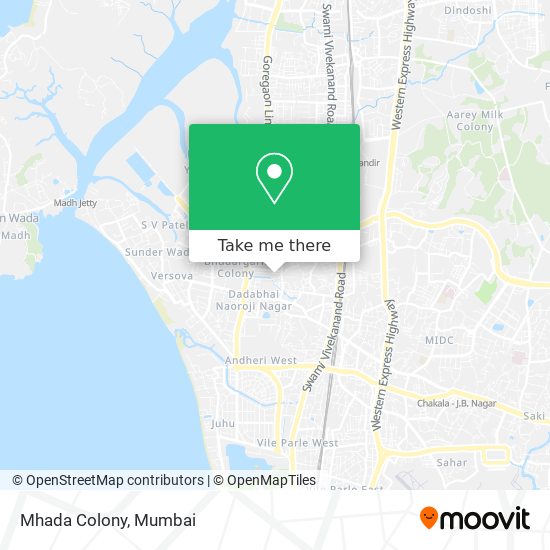 Mhada Colony map