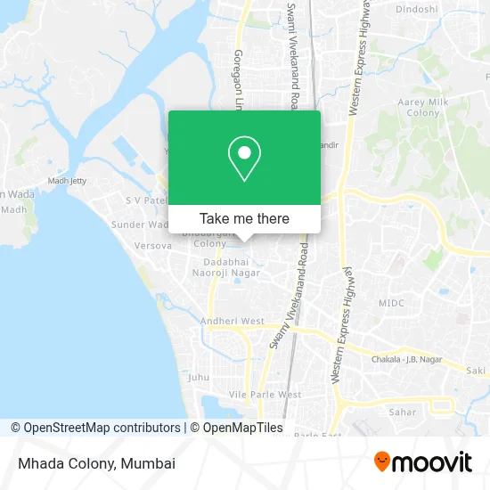 Mhada Colony map