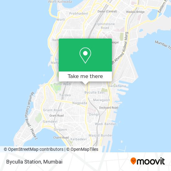 Byculla Station map