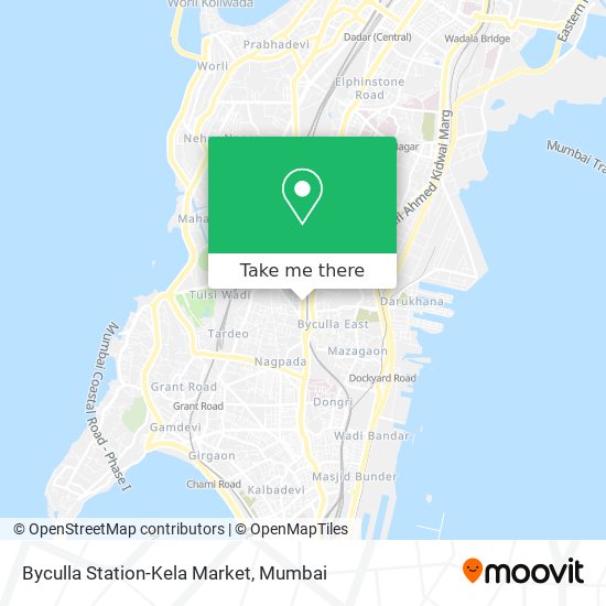 Byculla Station-Kela Market map