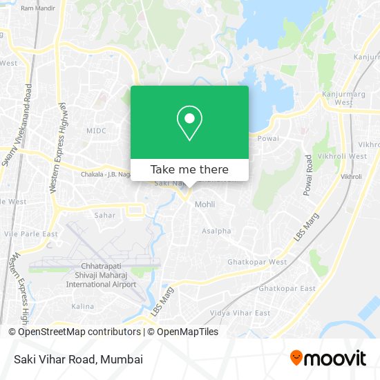 Saki Vihar Road map