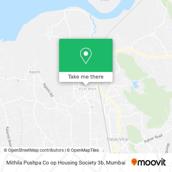 Mithila Pushpa Co op Housing Society 3b map