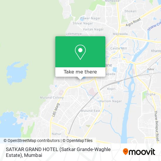 SATKAR GRAND HOTEL (Satkar Grande-Waghle Estate) map