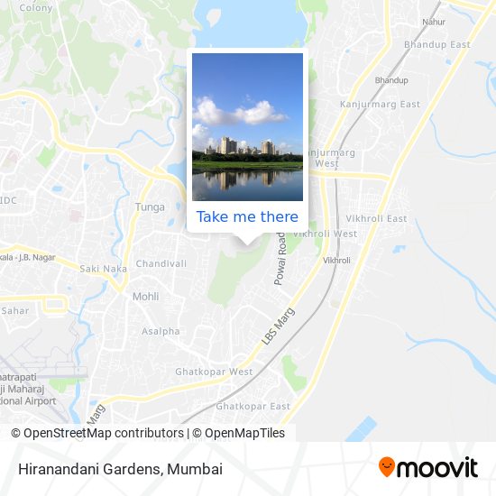 Hiranandani Gardens map