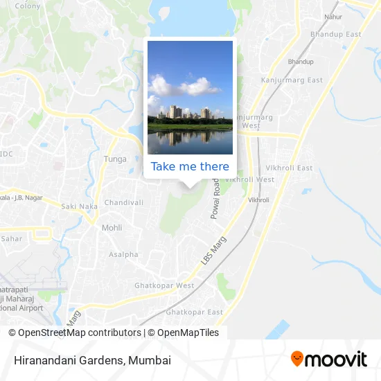 Hiranandani Gardens map