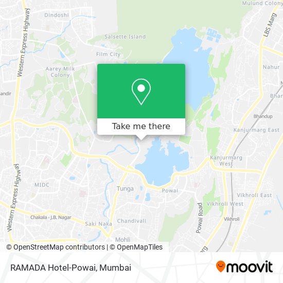 RAMADA Hotel-Powai map