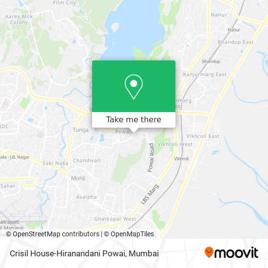 Crisil House-Hiranandani Powai map