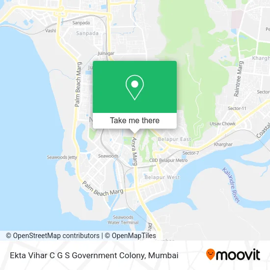 Ekta Vihar C G S Government Colony map