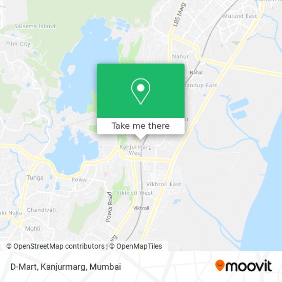 D-Mart, Kanjurmarg map