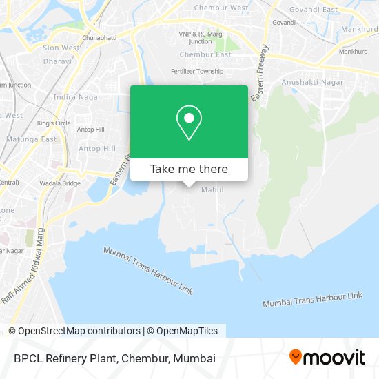 BPCL Refinery Plant, Chembur map