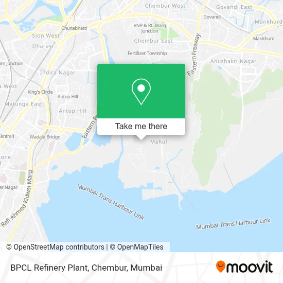 BPCL Refinery Plant, Chembur map