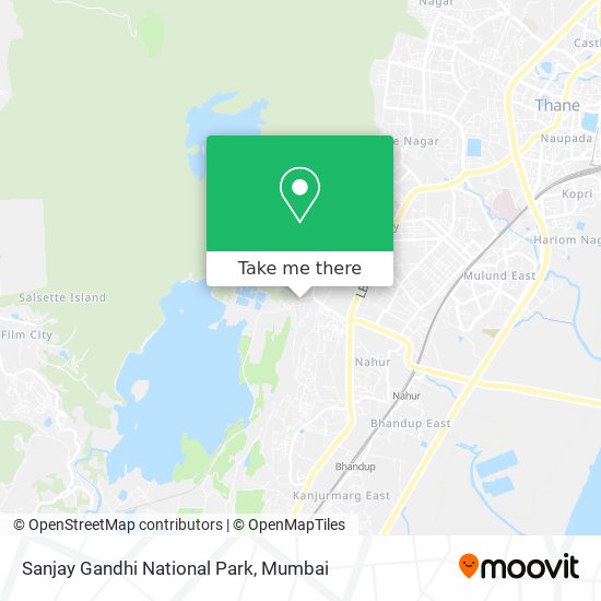 Sanjay Gandhi National Park map