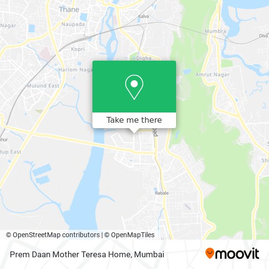 Prem Daan Mother Teresa Home map
