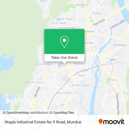 Wagle Industrial Estate No 9 Road map