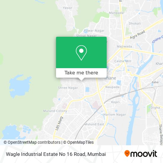 Wagle Industrial Estate No 16 Road map