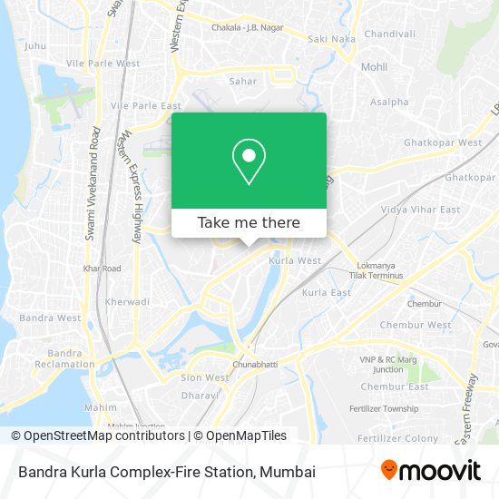 Bandra Kurla Complex-Fire Station map