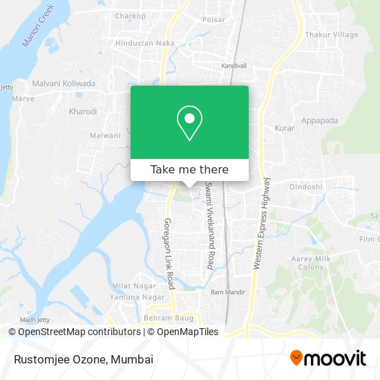 Rustomjee Ozone map