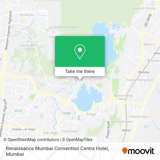 Renaissance Mumbai Convention Centre Hotel map