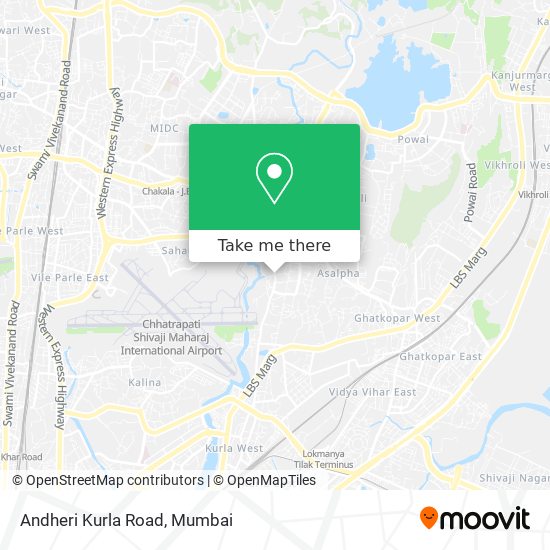 Andheri Kurla Road map