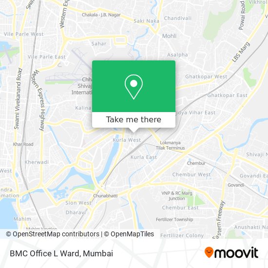 BMC Office L Ward map