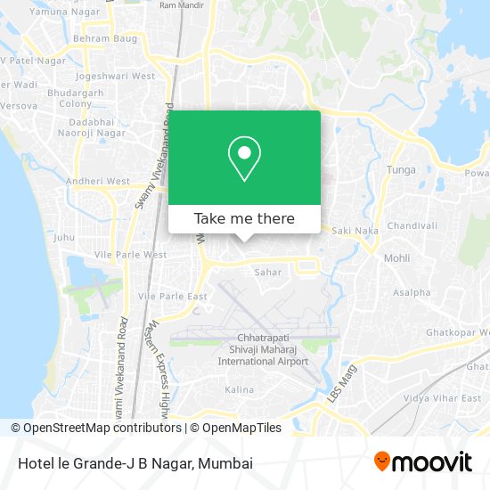 Hotel le Grande-J B Nagar map