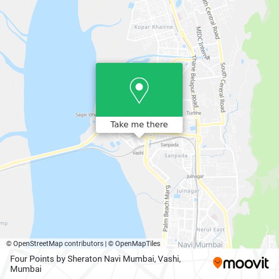 Four Points by Sheraton Navi Mumbai, Vashi map