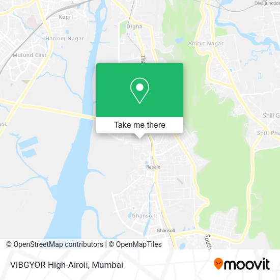 VIBGYOR High-Airoli map