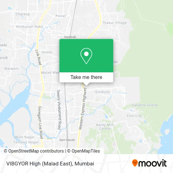 VIBGYOR HIGH (MALAD EAST) map