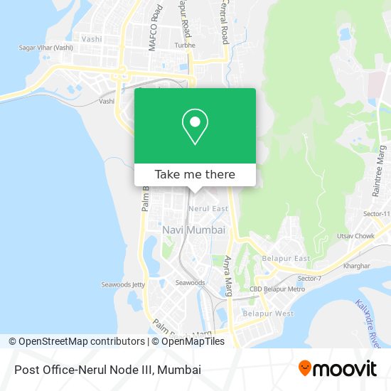 Post Office-Nerul Node III map