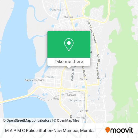 M A P M C Police Station-Navi Mumbai map