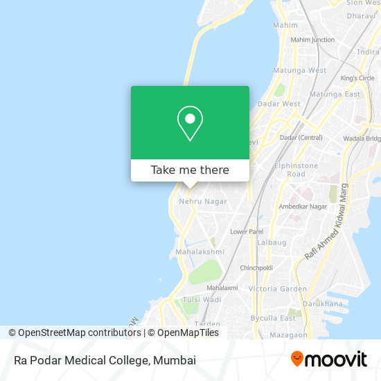 Ra Podar Medical College map