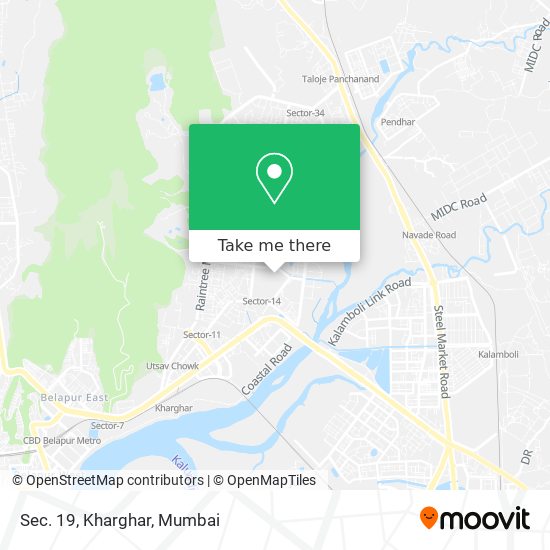 Sec. 19, Kharghar map