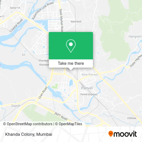 Khanda Colony map