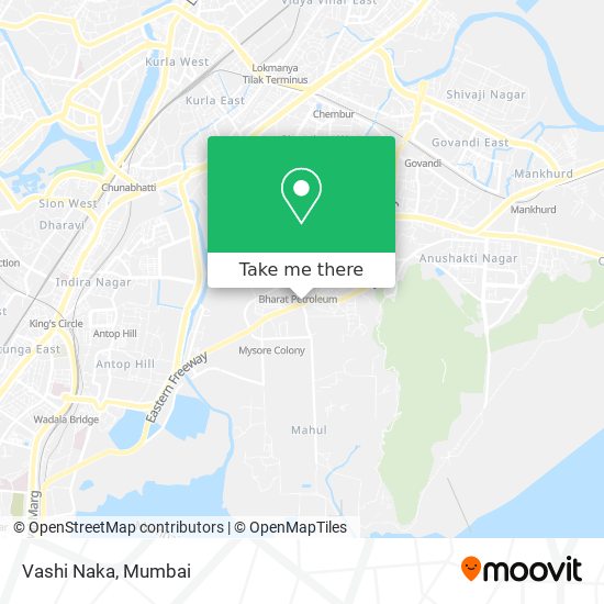 Vashi Naka map