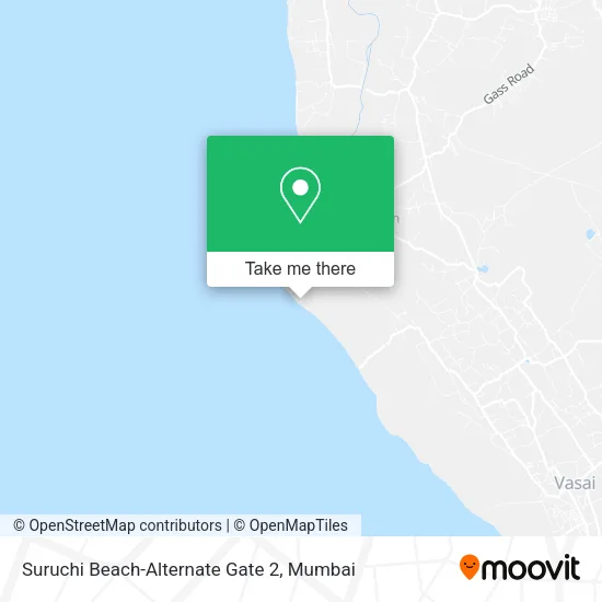 Suruchi Beach-Alternate Gate 2 map