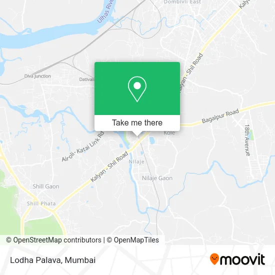 Lodha Palava map