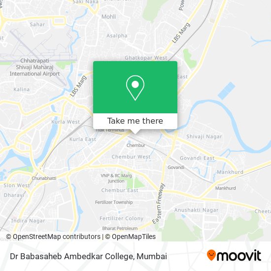 Dr Babasaheb Ambedkar College map