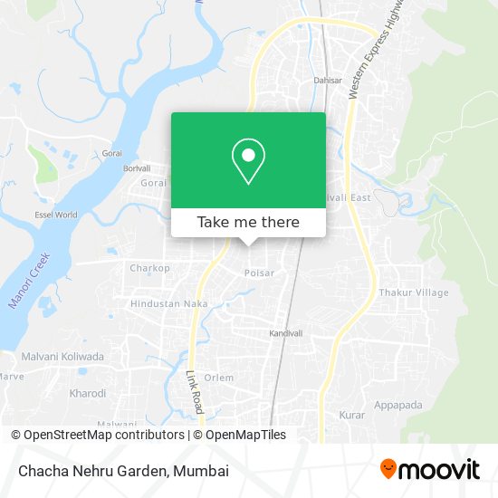 Chacha Nehru Garden map