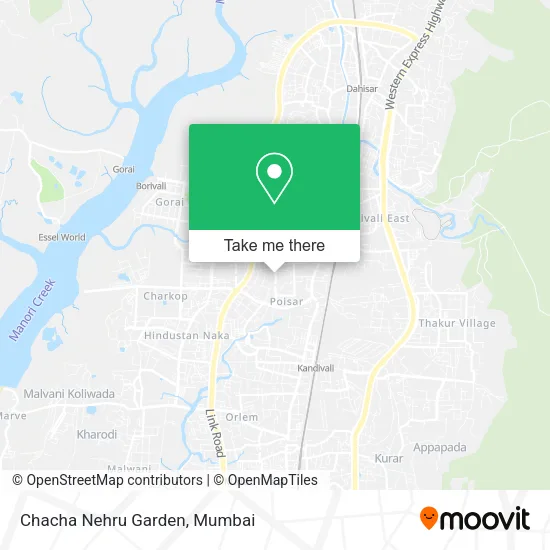 Chacha Nehru Garden map