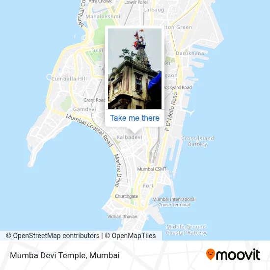 Mumba Devi Temple map