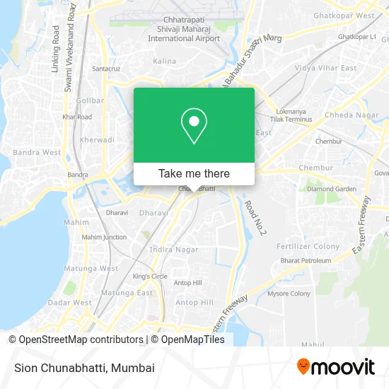 Sion Chunabhatti map