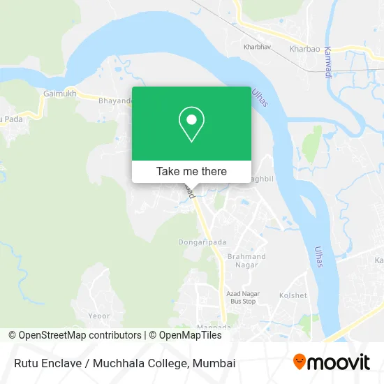 Rutu Enclave / Muchhala College map