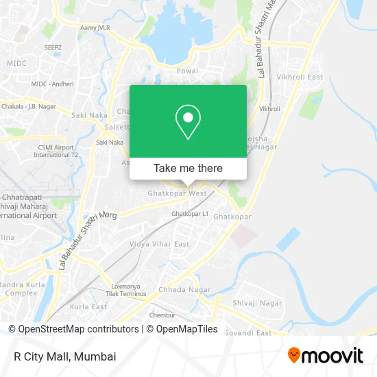 R City Mall map