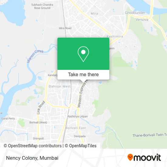Nency Colony map